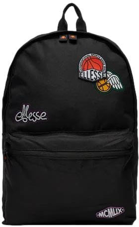 ellesse Sazino Rucksack, Schwarz, Schwarz , M