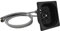 Lave-verre Automatique en Acier Inoxydable, pour Bar, Pub, Restaurant, Hôtel, Nettoyeur de Tasses avec Sortie D'eau Multi-angles (BLACK)