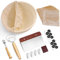REMEIT Banneton Proofing Basket Sourdough Starter Kit with Round Banneton with Liner and Bread Making Tools, Sourdough Proving Basket Kit for Beginners and Pros