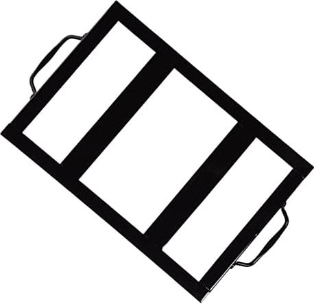 Yardenfun Supporto Per Piastra Di Sale Supporto Per Blocco Di Sale in Metallo Maniglie Facile Da Pulire Sicuro Bordi Arrotondati Pietre Di Cottura Per Bistecca Per Grigliare Blocco