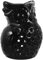 Cabilock Eule Räuchergefäß Duftöldiffusoren für zu Hause Aromawachsschmelzbrenner Duftölbrenner Eulenmotiv Keramik Eulenfigur Brenner für ätherische Öle Aromakerzen-Räuchergefäß Black