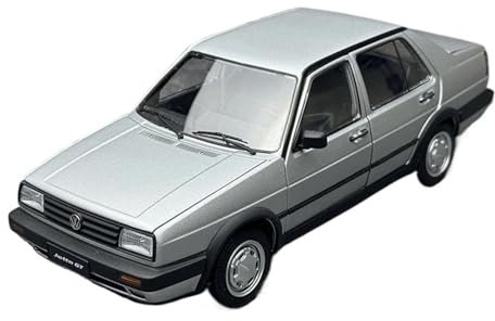 SYYANFEI Auto Modell 1:18 Für VW Jetta GT MK2 Klassische Retro Legierung Auto Modell Fertig Miniatur Fahrzeug Sammlung Display Junge Jungen Mädchen Geschen(Gray)