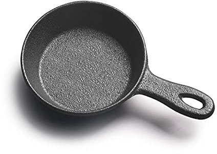 Mini Cast Iron Skillet, 3.35 Inch Small Frying Pans, Pre Seasoned Small Skillets, Egg Frying Pots for Breakfast Cookie Eggs
