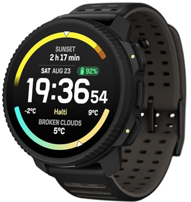 SUUNTO Vertical 2 Orologio da Avventura, GPS Dual-Band, 115+ Modalità Sportive, Touchscreen da 1,5 pollici, Mappe Offline Globali Gratuite, Autonomia della Batteria di 40 Giorni