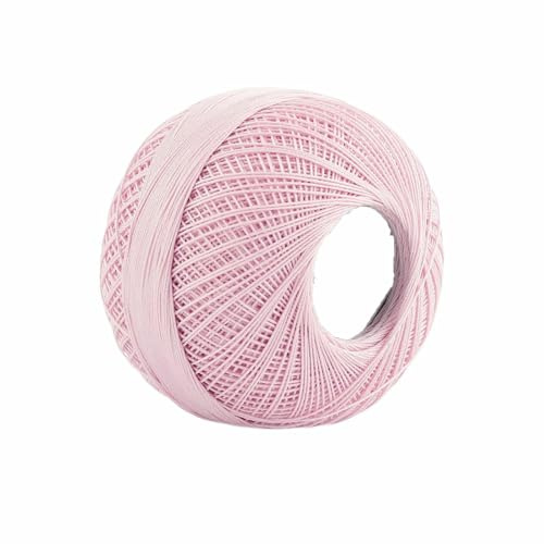 Hochwertiges Häkelgarn aus Baumwolle, Größe 40, für Occhi, Nadelspitze, Stricken, Klöppelspitze, Quilten, Nähen, merzerisiert, 53 Farben, Farbe 101