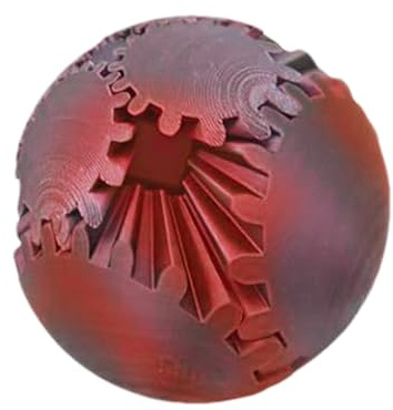 yupeuooe Gear Ball 3D gedruckt, Gear Ball Spielzeug | Sphere Cube