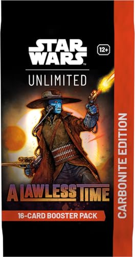 Asmodee, Star Wars: Unlimited Trading Card Game – A Lawless Time | Carbonite Booster mit 16 Karten, TCG für Kinder und Erwachsene, Alter 12+, 2+ Spieler, 20 Minuten, Englisch