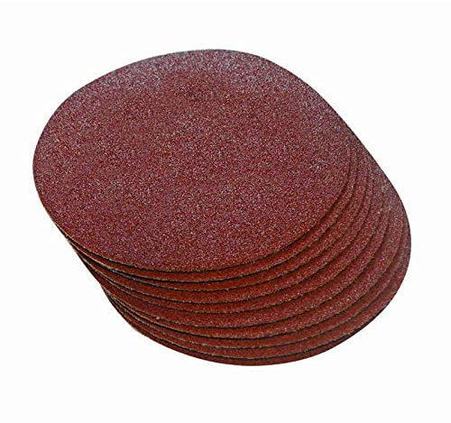 Dapetz ® Sanding Discs 300mm 80 Grit Aluminium Oxide Abrasive Discs For Sanding Wood, Paint, Varnish, Plastic, Plaster And Metals Compatible With 300mm Backing Pads Pack Of 10