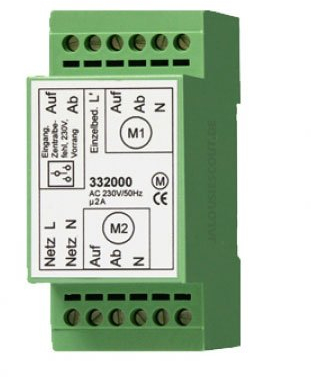 jarolift Trennrelais KN4 Hutschienenausführung, für Rollladenmotoren, als Trenn- oder Gruppensteuerrelais einsetzbar