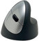 Goldtouch Semi Vertical Ergonomic Wireless Mouse for Windows 7/8/10/Vista/2000/XP/Mac OS 10.4/Linux - Black/Silver, KOV-GSV-RMW