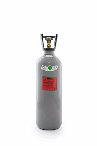 Co2-Kohlensäure Flasche 6 kg, Thekenversion/kurze Bauform mit Steigrohr