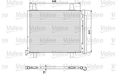 Valeo Kondensator, Klimaanlage 814168 | Kompatibel mit: SEAT Mii, SKODA CITIGO, E-CITIGO, VW LOAD UP, UP!