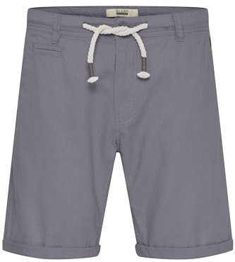 Blend Lias Herren Leinenshorts Kurze Leinenhose Bermuda Regular Fit, Größe:S, Farbe:Granite (70147)