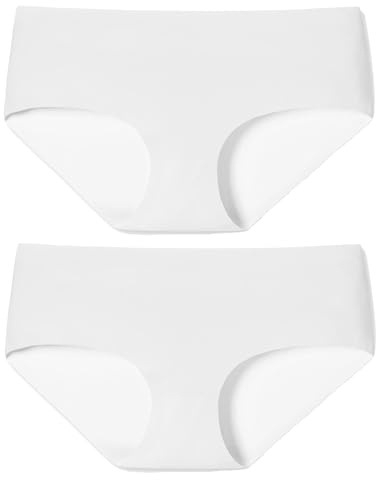 Schiesser Damen Invisible Cotton Panty Slip, Nahtlose Verarbeitung