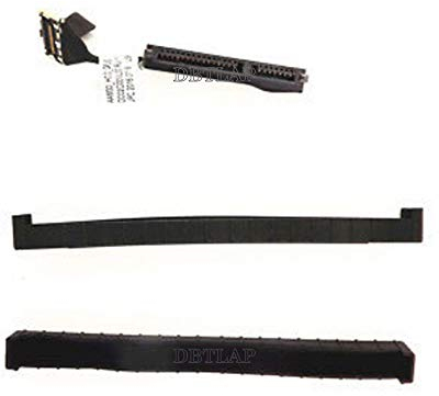 DBTLAP Grommet Rubber Rail + XDYGX HDD Kabel Verbinder XDYGX für Dell XPS 15 9550 9560 Precision 5510 5520 Series