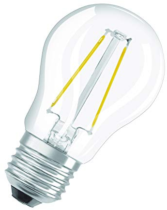 OSRAM LED Star Classic P, Sockel: E27, Nicht Dimmbar, Warmweiß, Ersetzt eine herkömmliche 40 Watt Lampe, Filament, 10er-Pack