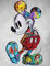 DIY 5D Diamond Painting Set, Full Drill Diamant Malerei Bilde Crystal Strass Kreuzstich Stickerei Stickpackung Arts Craft für Home Wand Dekoration(Graffiti Mickey,30*40cm)