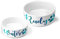 Personalised Pet Bowls Dog Bowl Cat Bowl Rabbit Animal Food Water Treat Mrs Hinch (Large Bowl (1 Lt), Teal)