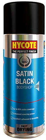 Hycote Bodyshop Satin Black 400ml (Pack of 3)