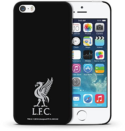 Black FC Football Club Hard Back Case Cover compatible with iPhone 6/6S (Liverpool FC)