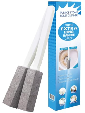 Piedra pómez para limpieza de inodoro, piedra pómez con asa, limpiador de inodoro, piedra pómez, cepillo limpiador de inodoros, cepillo de inodoro