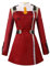 Jiumaocleu Darling in the Franxxx Cosplay Kostüm mit Perücke, Zero Two Rot Uniform Outfits Full Set Rollenspiel Anzug Halloween Party Dress up für Damen Mädchen