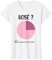 Femme Humour Alcool Rosé Drole Humour Alcool Vin Rosé Apero T-Shirt