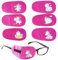 Cache Oeil Enfants,Réutilisable Cache Oeil Medical pour Amblyopie Strabisme Orthoptiste, Papillocache-œil Cache-œil Couvre Lunettes Eye Patches pour Fille Garçon (Motif licorne (rose))