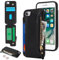 SailorTech Etui pour iPhone 7/8/SE2/SE3 Étui avec Porte-Cartes de crédit, Housse pour iPhone SE 2020/SE 2022 Étui à Fermeture éclair Portefeuille avec Fentes pour Cartes de crédit-Noir