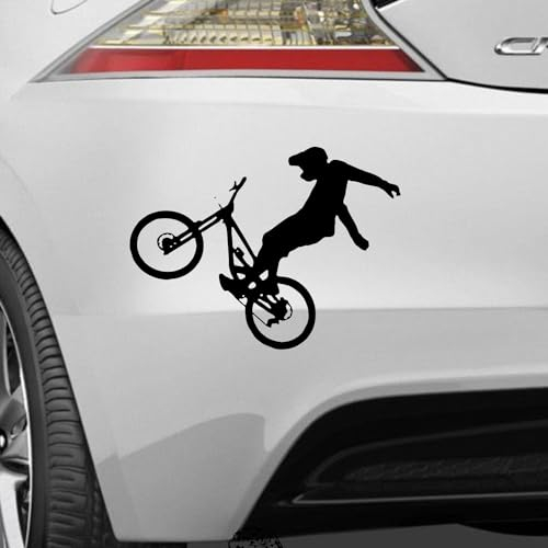 Rakelfix BMX Freestyle Fahrrad Downhill Biker Aufkleber Sticker Größe&Farbe wählbar Autoaufkleber Lack Scheibe