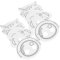 BESTonZON 10St Maske für Maskerade-Party schlichte Maskerade lackierbar Halloween-Partyzubehör Halloween-Maske DIY halloween masken halloweenmaske leere Maske Party-Masken-Dekor Papier Weiß
