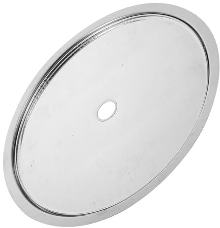 GAROZATION Hot Pot Induction Cooktop Lid and Stainless Steel Sinking Ring for 29.5-30.5cm Hole, Heat Diffuser Plate Compatible Gas Stove and Induction Cooker