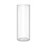 jojnsha Clear Glass Cylindrical Vase for Displaying Flowers, Modern Home Decor