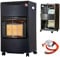 Portable Gas Heater – 4.2kw Freestanding Butane Gas Fire Cabinet With Wheels, Piezoelectric Ignition, Regulator, Hose and 3 Power Settings (1400w/2750w/4200w) - Calor Gas Heater For Indoor Use