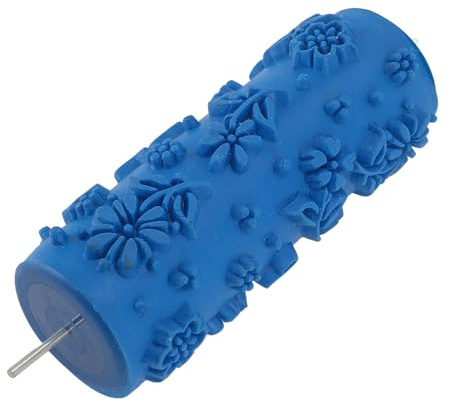 5.91x2.36x2.36in Patterned Paint Roller, Farbroller Wandfarbe, Muster Malwalze, Gummiwalze für Heimwerker Strukturwalze für Wand und Möbelprojekte Waschbare und Wiederverwendbare