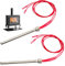 Beatific Lot de 2 bougies d'allumage 220 V 350 W pour poêle à pellets, 170 x 10 mm, en acier inoxydable, pour cheminée, poêle à granulés de bois, allume-feu, chauffage, tuyau de chauffage, cheminée,