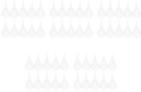 CALLARON 5 Sätze Für Schmuck Mit Wassertropfen Aufbewahrung Von Partygeschenken Aufbewahrungsbehälter Für Perlen Kleine Schmuckkästchen Plastik Transparent 10 Stück * 5