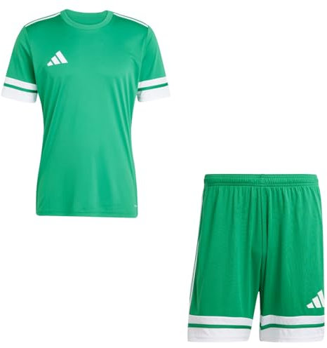 adidas Herren Set Trikot + Hose Squadra 25 Team Green/White L