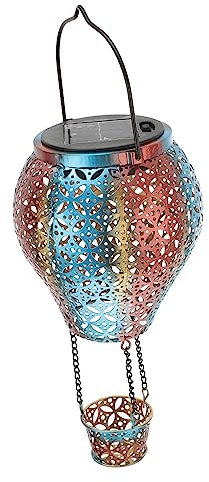HOMSFOU Solar Laterne Hängend Kreative Solarlampe Mit Eiserner Handwerkskunst Und Hohlem Design Für Gartenbeleuchtung Wetterfest Energiefreundlich Für Außenbereiche
