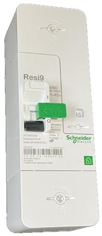 Schneider Electric - Disjoncteur de branchement EDF non-differentiel monophasé 1P+N 15-30-45A pour connexion de service Resi9 DB60