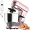 Stand Mixer, 6.5L Food Mixers for Baking, 1400W Electric Kitchen Mixers with Stainless Steel Bowl, Dough Hook, Wire Whip, Beater, Mixers for Baking 6 Speed with Pulse Setting, Splash Cover