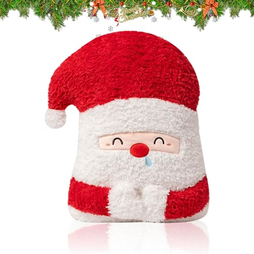 PORUPAEL 45cm Weihnachten Kuscheltier Niedliche Christmas Plüschtier Plüsch Spielzeug Kind Weiches Sofa Dekokissen Für Kinderzimmer Dekoration Weihnachten Neujahr Geschenk (Weihnachtsmann)