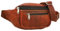 Gusti Gürteltasche Leder - Tristan Damen und Herren Bauchtasche Festivaltasche Braun Leder