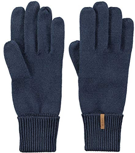 Barts Damen Fine Knitted Handschuhe, Blau (Navy 003h), 75 (Herstellergröße: 3)