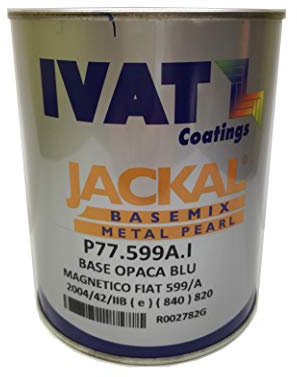 IVAT Vernice Blu Magnetico Fiat 599/A Base Opaca CARROZZERIA Auto P77.599A