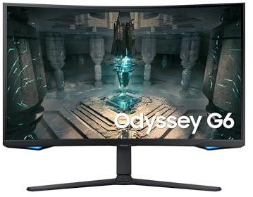 Samsung Ecran PC Odyssey G6 32'' 240Hz, 1ms , Dalle VA, Résolution 2560 x 1440 , 2 500 : 1, 350 cd/m², AMD FreeSyncPremium Pro,CoreSync, Gaming Hub, Pied Ajustable, HDMI, DisplayPort