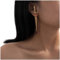 Cimenexe Punk Schwert Ohrringe Vintage Schwert Ohrstecker Ohrringe Retro Dolch Ohrstecker Gold Wassertropfen Kristall Ohrringe Schmuck Für Frauen Und Mädchen Geschenke