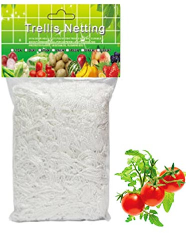Yusheng Rankgitter für den Garten,White Vines Spalier wachsendes Netz | Bauernhaus-Kletternetz für -Wassermelone, gewebtes Schnurnetz für Bohnen-Brombeeren