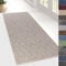 KARAT Teppich Läufer für Küche, Flur & Wohnraum - Teppichläufer auf Maß - Meterware - Flurteppich - Küchenläufer - Wohnzimmer Teppich (80 x 100 cm, Alto - Silber)