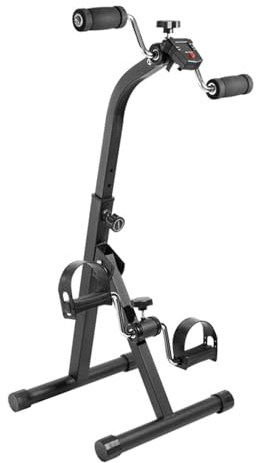 WAOCEO Pedaltrainer, Fahrrad, Indoor-Fitnessgerät, Fahrrad, Hand, Arm, Bein und Knie, Schlaganfall-Erholungsausrüstung for Senioren, ältere Physiotherapie, Sitzübung, Rehabilitationstraining